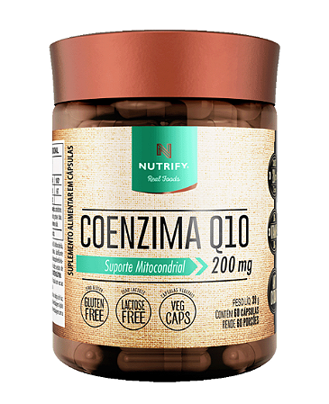 Coenzima Q10 200mg 60 caps Nutrify