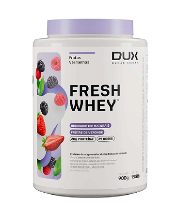 Fresh Whey 900g Sabor Frutas Vernelhas DUX
