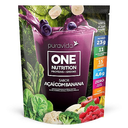 One Nutrition - 450g - Açaí c/ Banana - Puravida