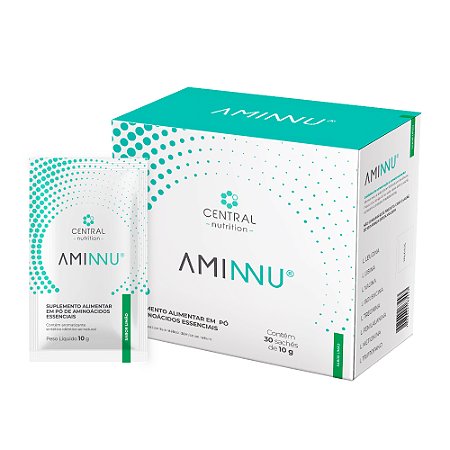 Aminnu 10g 30 Sachês Sabor Limão Central Nutrition