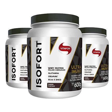 3X Isofort UltraImuno - 600g - Chocolate - Vitafor