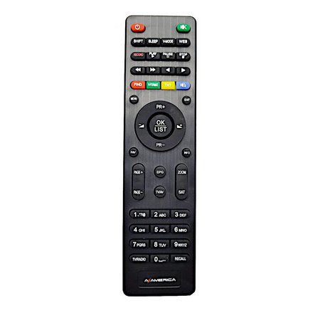 Controle Remoto Receptor Azamerica F94 Full HD FBG-8048