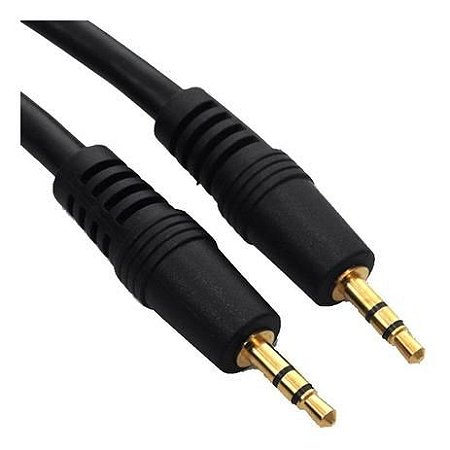Cabo P2/P2 Auxiliar Duas Pontas 1,5m