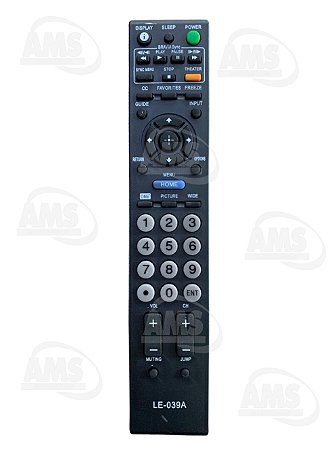 Controle TV Lcd Led Sony Bravia Rm-yd023 039A - AMS ACESSÓRIOS - Controles  Remotos, Cabos e Acessórios