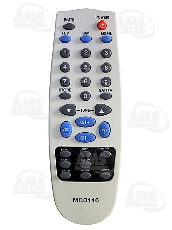 Controle Remoto Receptor Cromus CR1700E - Elsys CR1700E - Vision Sat VSR3000