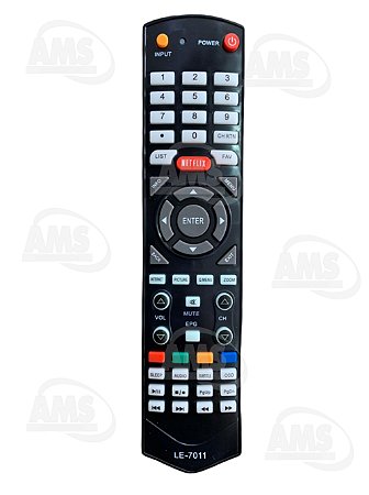 Controle Remoto TV Semp Toshiba Netflix LE-7011