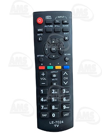 Controle Remoto TV Panasonic Tc-40d400 LE-7024