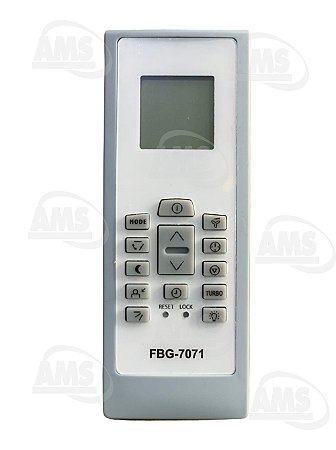 Controle Remoto Para Ar Condicionado Electrolux Pi07f Pi07r Pi09f LE-7071