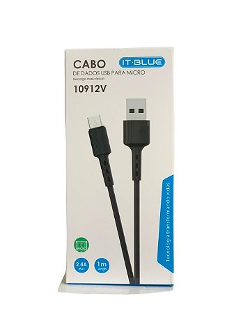 Cabo Usb De Dados V8 Carga Rápida It-blue