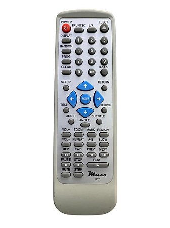 Controle DVD Gradiente D202