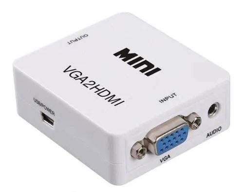 Mini Conversor VGA Para HDMI