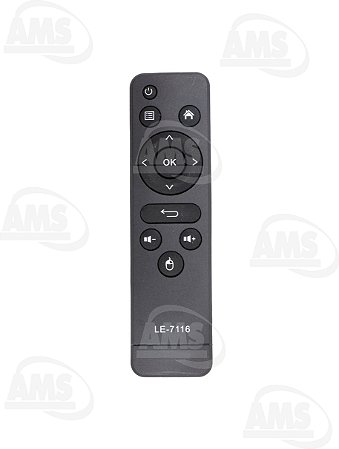 Controle Remoto Para Smart Tv Box Tomate 4K Ultra Hd