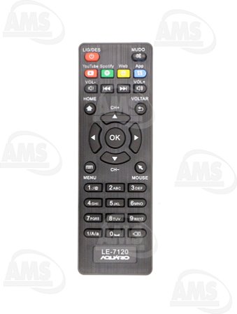 Controle Remoto Conversor Aquario Smart Stv 2000 4k