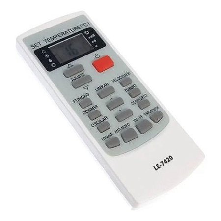 Controle Remoto Para Ar Condicionado Split Elgin Ecoplus Ykr LE - 7420