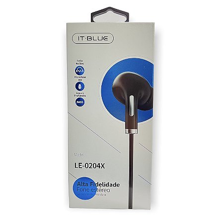 Fone Ouvido It-blue Alta Fidelidade Stereo Le-0204X