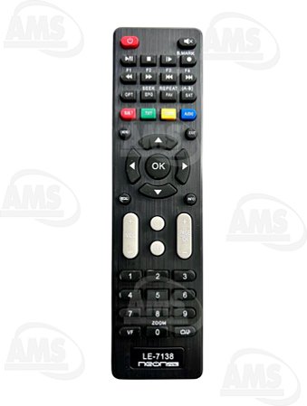 Controle Remoto Receptor NeonSat Ultimate LE-7138
