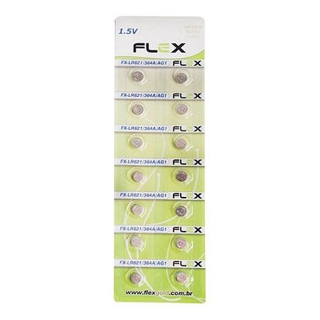 Pilha Bateria Botao LR621 1.55V. - FLEX