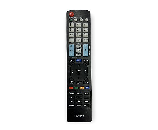 Controle Remoto Para Tv Lg Smart Com Tecla 3d Akb72914272 Akb72915252 Akb73615319