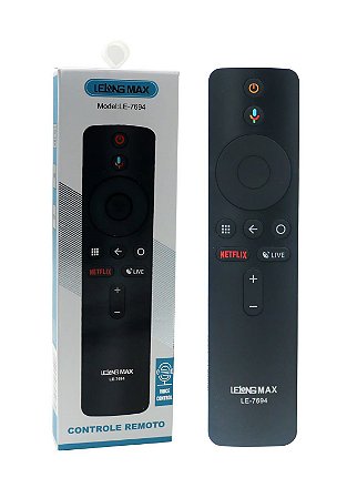 Controle Remoto Xiaomi Mi Box S Comando de Voz LE-7694