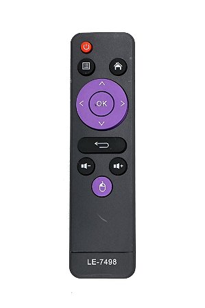 Controle remoto Para TV box A96X 4K Ultra HD / H96 Max 4K Ultra HD / Uau 4K Ultra HD / H96 Mini LE-7498