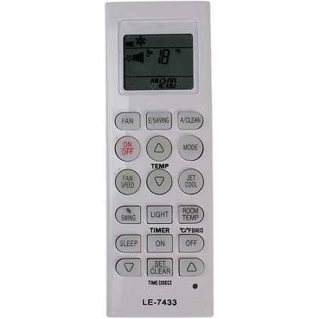 Controle Ar Lg Split Artcool Libero Akb73856302 Akb73855710 LE-7433