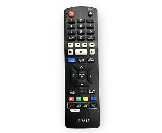 Controle Para Blu-ray LG Akb73735806 Bp440 Bp530 Bp630 LE-7518