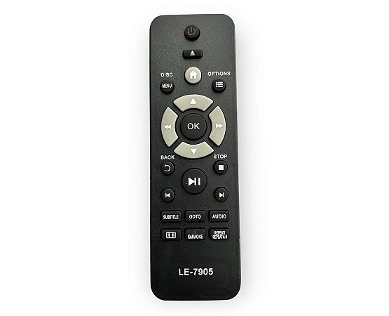 Controle Remoto Dvd Philips Dvp3820k Com Usb E Karaokê LE-7905