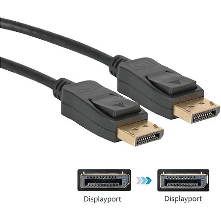 Cabo Displayport Para Displayport 1.80 Metros