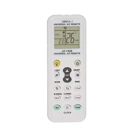 Controle Remoto Ar Condicionado Universal Para Todas Marcas LE-7429