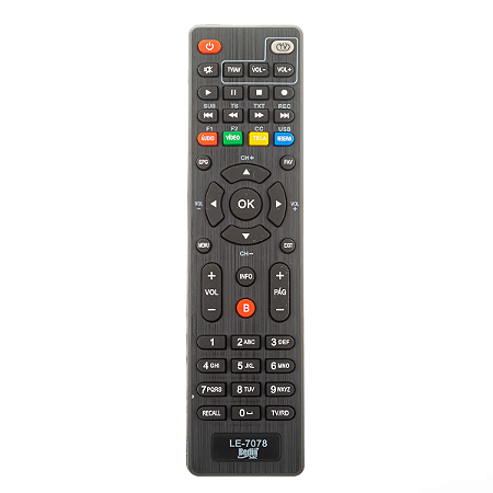 Controle Remoto Para Receptor Hd Bedinsat Regional Bs9900 LE-7078