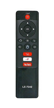 Controle Remoto Smart TV Box VTV LE-7342