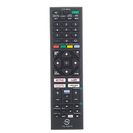 Controle Remoto Para Smart TV Sony VCA8310 SKY9173
