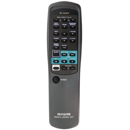 Controle Som Aiwa - Todos Modelos Nsx E Cx - 1 E 3 Cds LE-7166