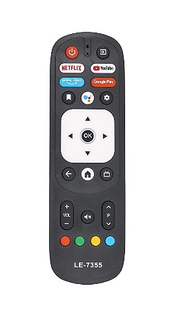 Controle Remoto Para Smart Tv Vizzion Android Br58gua, Br32d LE-7355