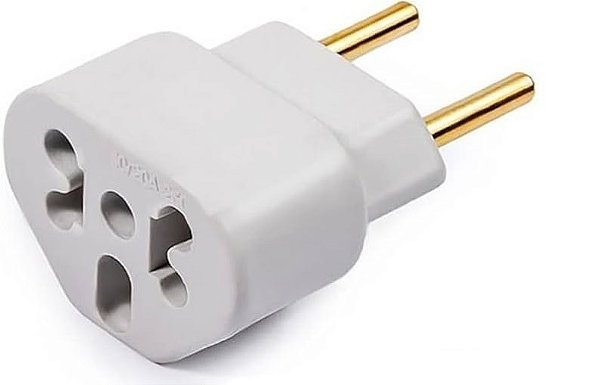 Adaptador Bob Love Benjamin Tomada 10/20a Pino Plug branco