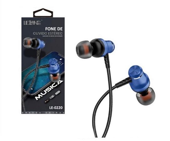 Fone De Ouvido Lelong Com Microfone LE-0220
