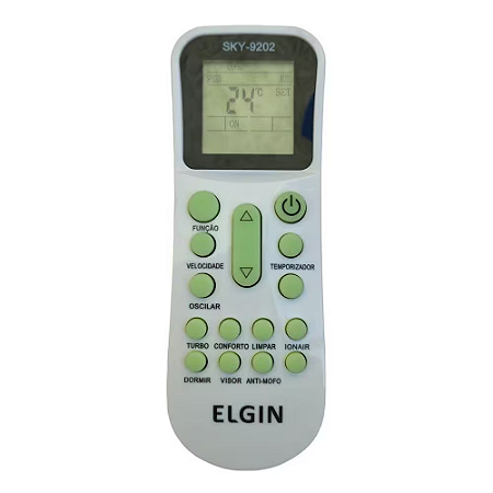 Controle de Ar Condicionado Elgin Cód Sky 9202 / LE 7298