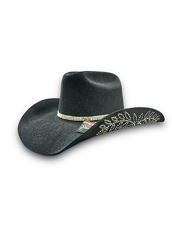 Chapéu boiadeira pedraria