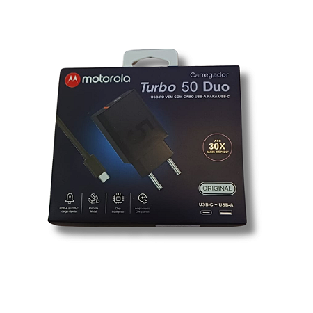 Carregador Motorola 50 Duo