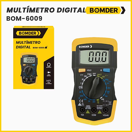 MULTIMETRO DIGITAL BOM-6009