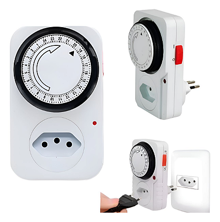 TEMPORIZADOR TIMER MECANICO BIVOLT 110V/220V BOM-6310