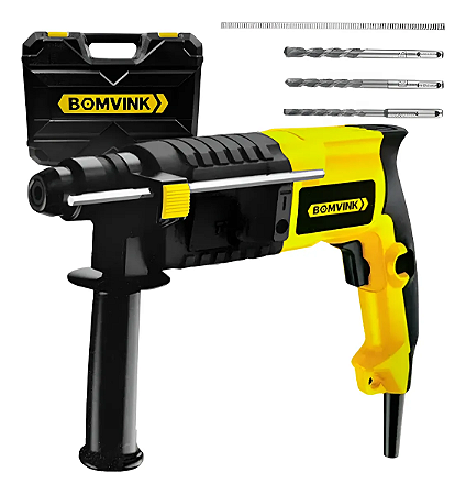 FURADEIRA E MARTELETE COM IMPACTO 800W 110V BOM-9557