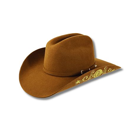 Chapéu Mundial boiadeiro lã marrom