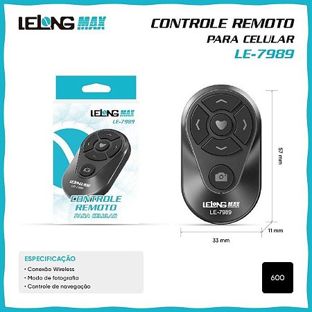 Controle remoto para celular