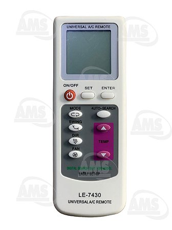 Controle Universal Ar Condicionado LE-7430/100