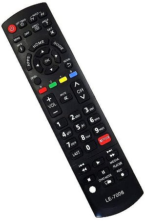 Controle Panasonic Smart com NetFlix LE-7008