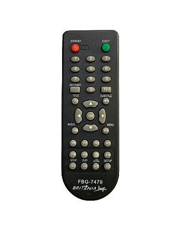 Controle Remoto DVD Britânia Image Matrix3