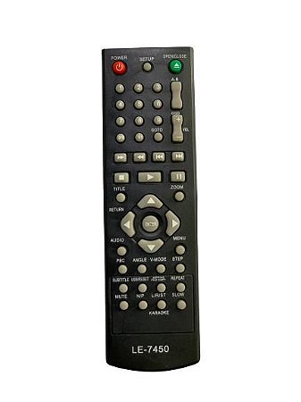 Controle Remoto Dvd Philco Com Karaoke Ph155 LE-7450