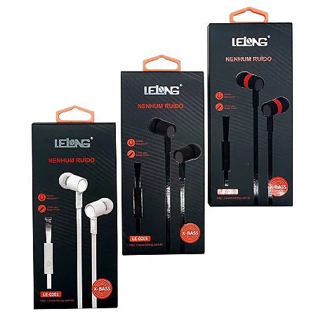 Fone De Ouvido Lelong Estereofônico LE-0201
