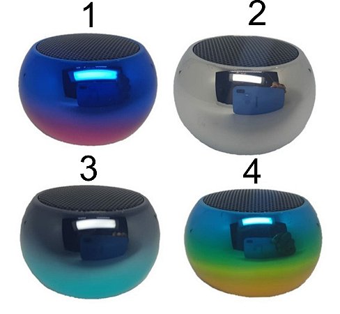 Caixinha Som Bluetooth Metal Mini Speaker Amplificada 3w